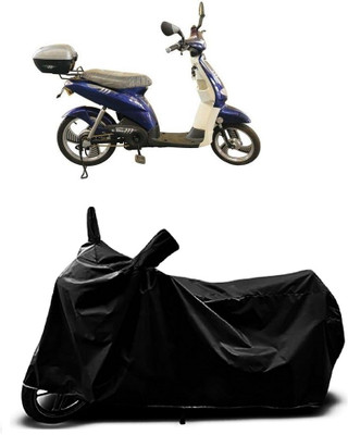 OliverX Waterproof Two Wheeler Cover for Hero(E Lite, Black)