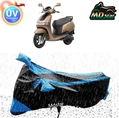 MMSSTAR Waterproof Two Wheeler Cover for Ola(Access 125, Blue, Black)