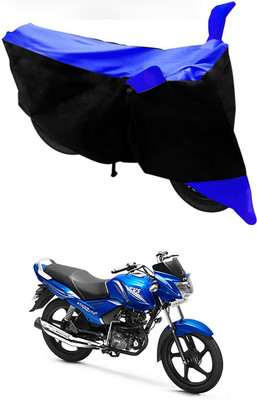 Mdstar Waterproof Two Wheeler Cover for TVS(Star City, Blue, Black)