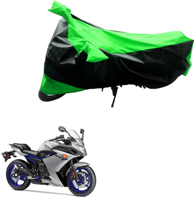 MWBB Waterproof Two Wheeler Cover for Yamaha(RX 100, Black, Green)