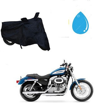 MMSSTAR Waterproof Two Wheeler Cover for Harley Davidson(XL 883, Black)
