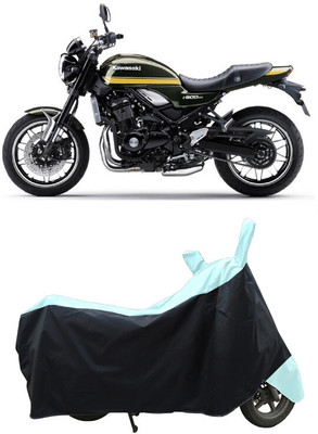 Coxtor Waterproof Two Wheeler Cover for Kawasaki(Z900 RS Cafe Racer BS6, White)