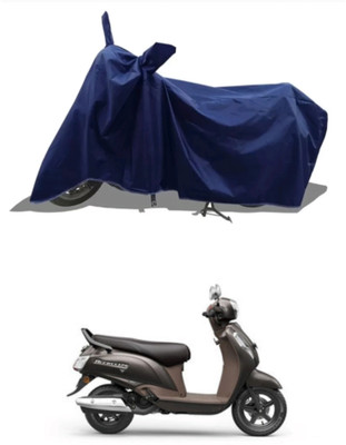 RAQTRO Two Wheeler Cover for Suzuki(New Access 125, Blue)