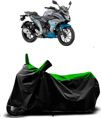 VESMEI Two Wheeler Cover for Yamaha(Fazer-FI BS6, Green)
