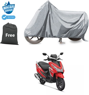 PAGORA Waterproof Two Wheeler Cover for Honda(Grazia, Silver)