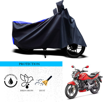 ANTHUB Waterproof Two Wheeler Cover for Hero(Xtreme Sports, Black, Blue)