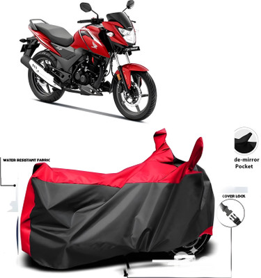 smwzxyu Waterproof Two Wheeler Cover for TVS, Hero, Honda, Bajaj(Red, Black)
