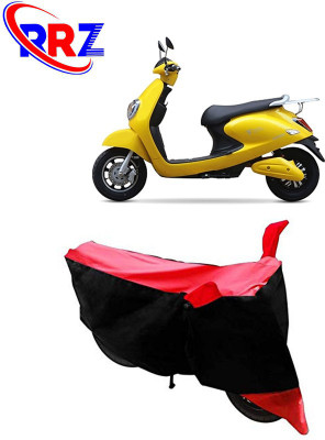 AutoGalaxy Waterproof Two Wheeler Cover for Techo Electra(Emerge, Black, Red)