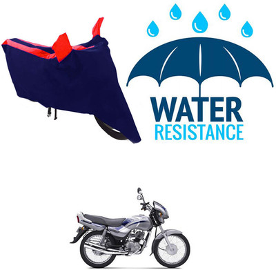 RONISH Two Wheeler Cover for TVS(Victor Edge, Blue, Red)