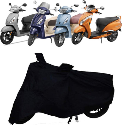 NG Auto Front Two Wheeler Cover for TVS(Jupiter Grande BS6, Black)