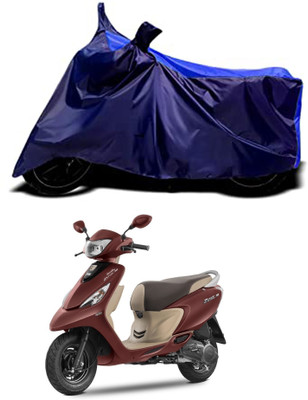 VESMEI Two Wheeler Cover for TVS(Scooty Zest 110, Blue)