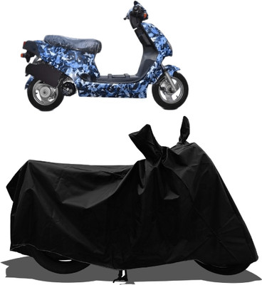 Tricway Waterproof Two Wheeler Cover for Hero Electric(Electric AXLHE-20, Black)
