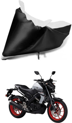 Variety Products Collection Waterproof Two Wheeler Cover for Yamaha(MT-15 BS6, White, Black)