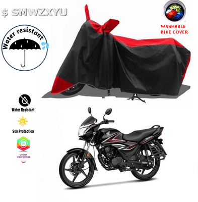 smwzxyu Waterproof Two Wheeler Cover for Honda(SS 125, Red, Black)