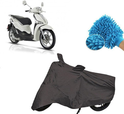 Adhvik Waterproof Two Wheeler Cover for Aprilia(Grey)