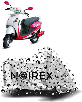 NOIREX Two Wheeler Cover for Hero(Pleasure, Silver)