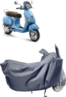 Amexride Two Wheeler Cover for Vespa(Elegante 150 BS6, Grey)