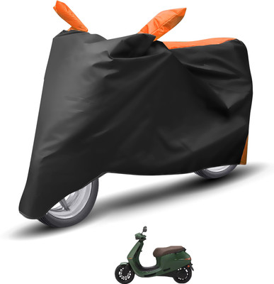 Caronix Waterproof Two Wheeler Cover for Ola(Orange)
