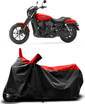 MMSSTAR Waterproof Two Wheeler Cover for Harley Davidson(Street Bob, Red)