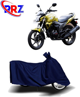 RRZ Two Wheeler Cover for Honda(Trigger, Blue)
