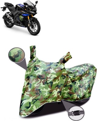 PAGORA Waterproof Two Wheeler Cover for Yamaha(YZF R15 V3 Moto GP Edition, Green)