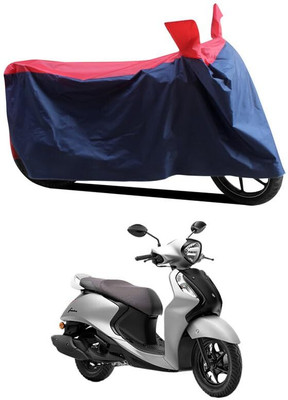 KEDIT Two Wheeler Cover for Yamaha(Fascino 125 FI, Red, Blue)