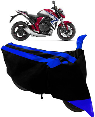 Mdstar Waterproof Two Wheeler Cover for Honda(CB 1000R, Black, Blue)
