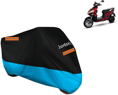 Juvdoxj Waterproof Two Wheeler Cover for Okinawa(Praise, Blue)