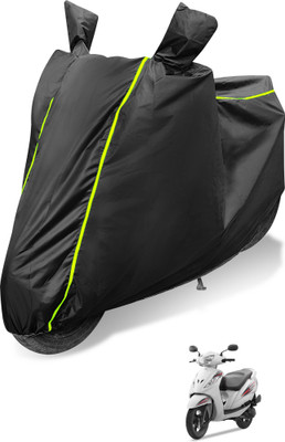 Auto Hub Waterproof Two Wheeler Cover for TVS(Wego, Black)