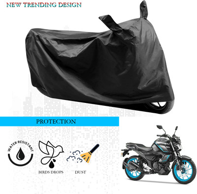ANTHUB Waterproof Two Wheeler Cover for Yamaha(FZ-FI, Black)