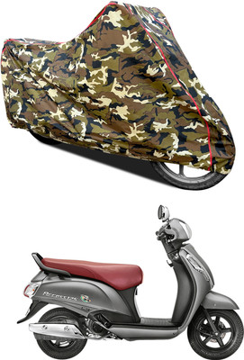 AutoGalaxy Waterproof Two Wheeler Cover for Suzuki(Access SE, Yellow)