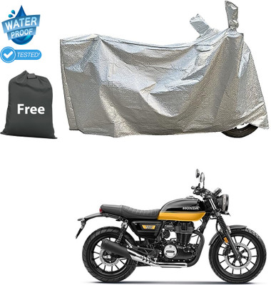 PAGORA Waterproof Two Wheeler Cover for Honda(CB350RS, Silver)