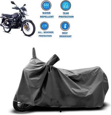 CODOKI Waterproof Two Wheeler Cover for Bajaj(Platina 110 H-Gear, Grey)