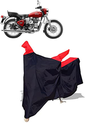 Amexride Two Wheeler Cover for Royal Enfield(Electra 4S, Black)