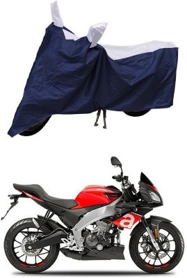 Ascension Two Wheeler Cover for Aprilia(Tuono 150, Blue, White)