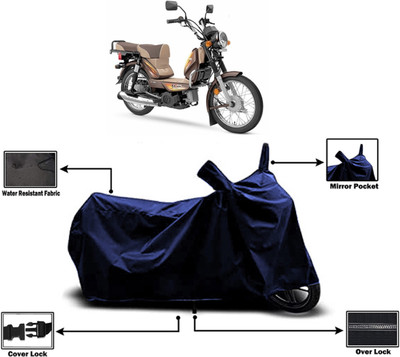 Amexride Two Wheeler Cover for TVS(XL 100, Blue)