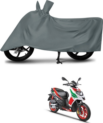 DeepShakshi AUTOMOTIVE Waterproof Two Wheeler Cover for Aprilia(SR 150, Grey)