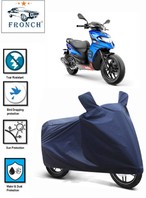 FRONCH Waterproof Two Wheeler Cover for Aprilia(SR 125, Blue)