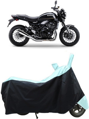 Coxtor Waterproof Two Wheeler Cover for Kawasaki(Z900RS BS6, White)