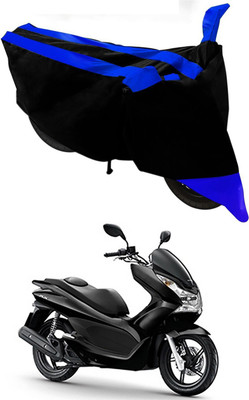 Mdstar Waterproof Two Wheeler Cover for Honda(PCX 125, Blue, Black)