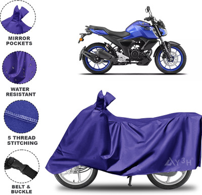 Y3H Waterproof Two Wheeler Cover for Yamaha(FZ S V3.0 FI, Blue)
