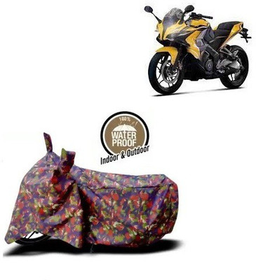 AUTOCAD Waterproof Two Wheeler Cover for Bajaj(Pulsar SS400 BS6, Multicolor)
