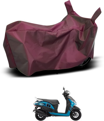 PAGORA Waterproof Two Wheeler Cover for Yamaha(Alpha, Maroon)