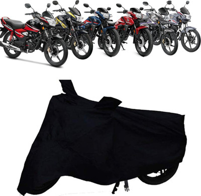 Mdstar Waterproof Two Wheeler Cover for Honda(CB Shine, Black)