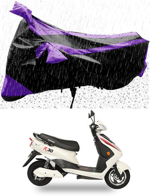 MWBB Waterproof Two Wheeler Cover for Okinawa(R30 electric scooter, Black)