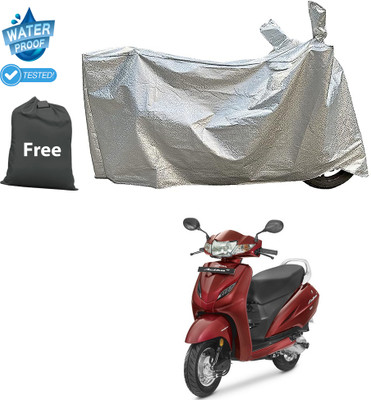PAGORA Waterproof Two Wheeler Cover for Honda(Activa 4G, Silver)