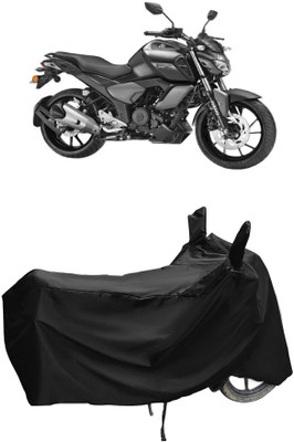 Autoprime Two Wheeler Cover for Yamaha(FZ FI BS6, Black)