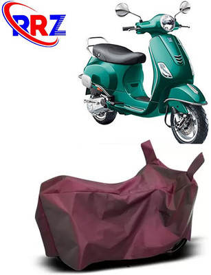 RRZ Waterproof Two Wheeler Cover for Vespa(Vespa VXL 150, Maroon)