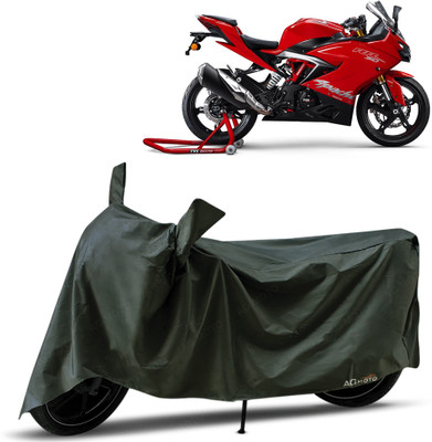 AG MOTO Two Wheeler Cover for TVS(Apache RR 310, Green)