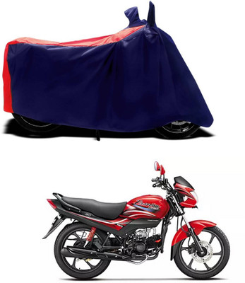 PAGORA Waterproof Two Wheeler Cover for Hero(Passion Plus, Red)